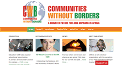 Desktop Screenshot of communitieswithoutborders.org