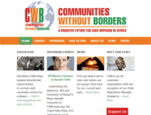 Tablet Screenshot of communitieswithoutborders.org